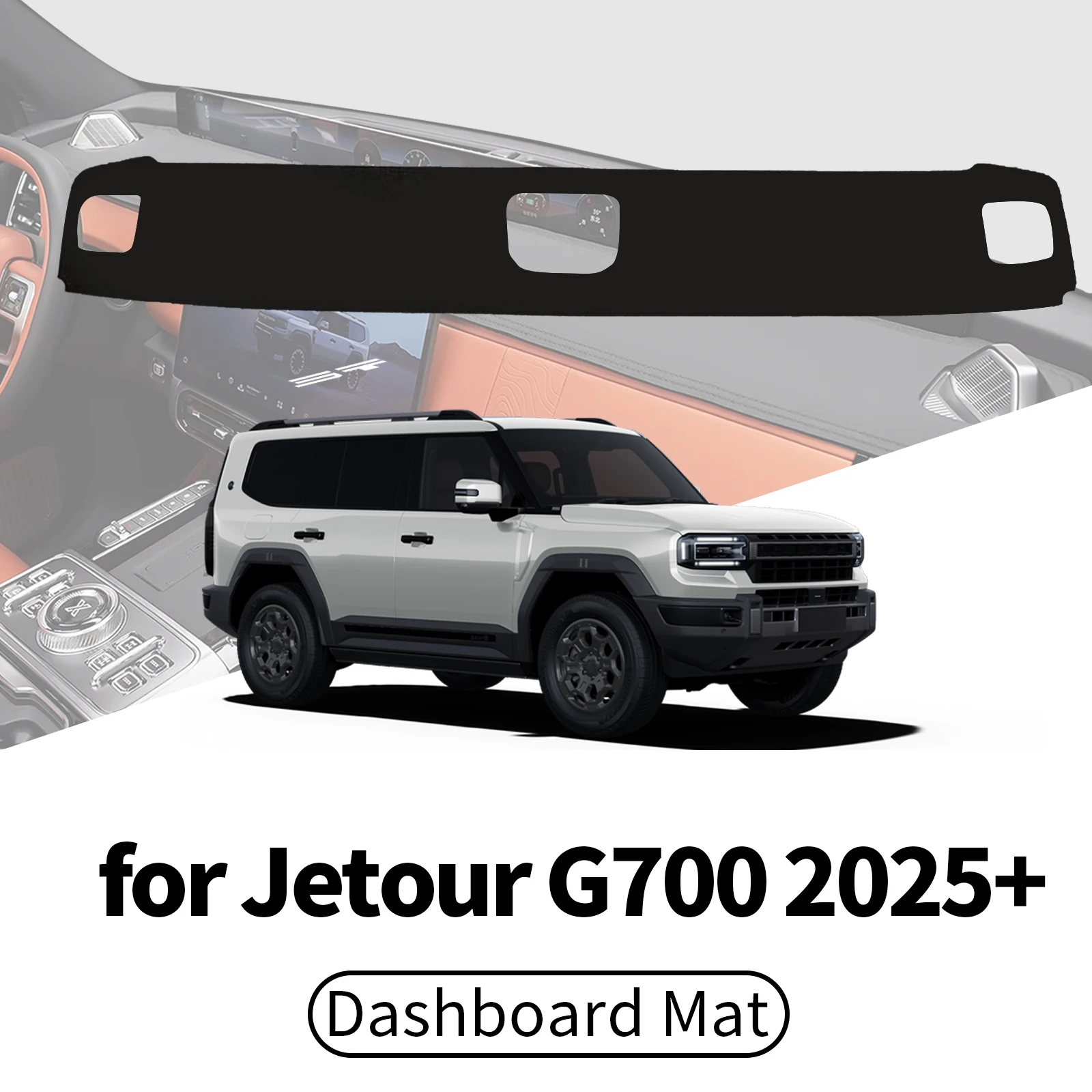 

fit for Jetour G700 2025 2026 Car Dashboard Cover Dashmat Sunshade Anti‑UV Anti‑Glare Dash Mat Interior Accessories