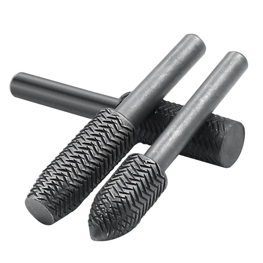 5pc conjunto de arquivo rasp rotativo escultura bit cortador duplo arquivo rotativo super para metal madeira ferramenta moagem aeecssories