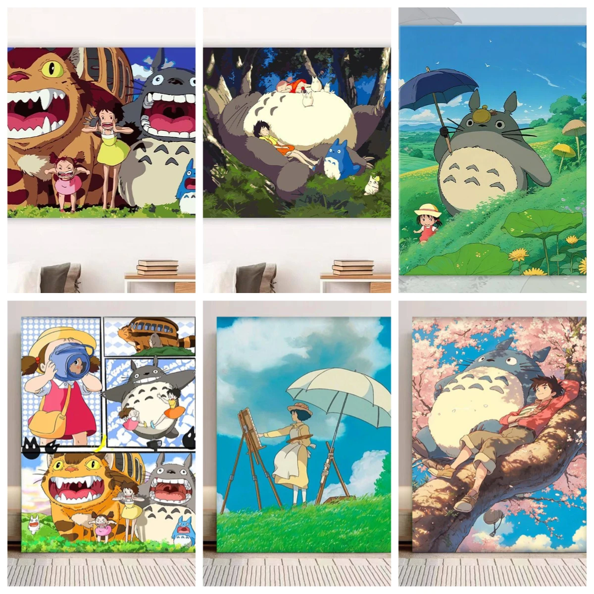 

Новая серия декоративных картин «Сделай сам»: цифровая живопись маслом, раскраска для снятия стресса, масляная живопись для декора