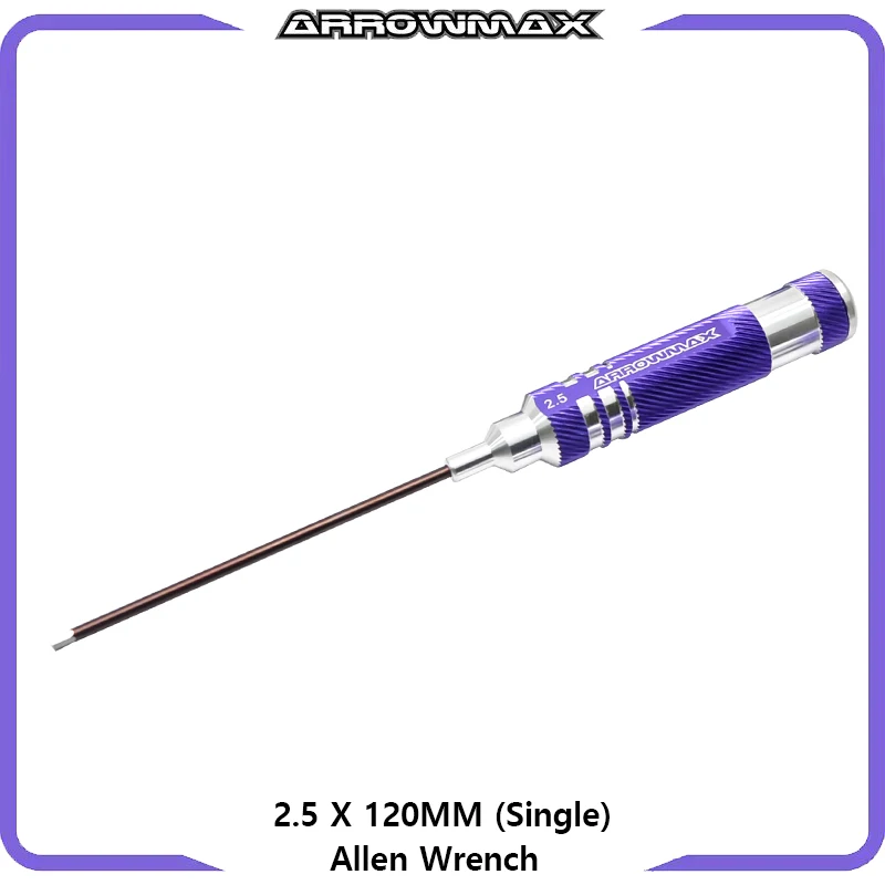 Imagem -04 - Arrowmax Allen Chave de Fenda Grupo Ferramentas rc 1.5 2.0 2.5 3.0 4.0 5.0x120 mm