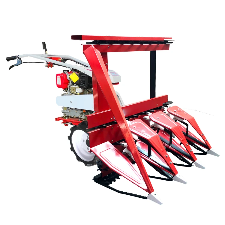 Small Wheat Harvester Machine Farm Machinery Agricultural Mini Harvester 10 High Productivity Mini Rice Harvesters