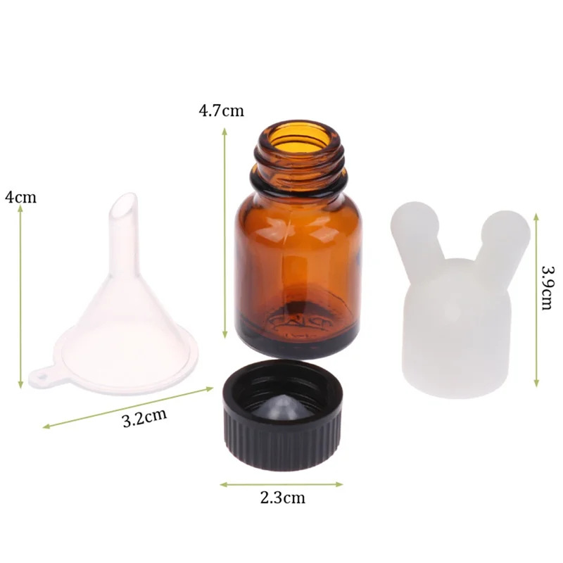 ABUI-مضادة للتسرب عطر صغير الاستنشاق موزع زجاجة 1 مجموعة رائحة غطاء الاستنشاق زيت طبيعي الاستنشاق