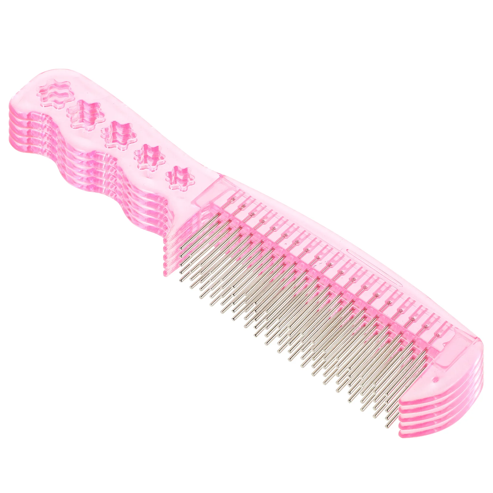 5 Pcs Comb Hair Combs Bjd Barber Synthetic Brush Plastic Teasing for Fine Pintail