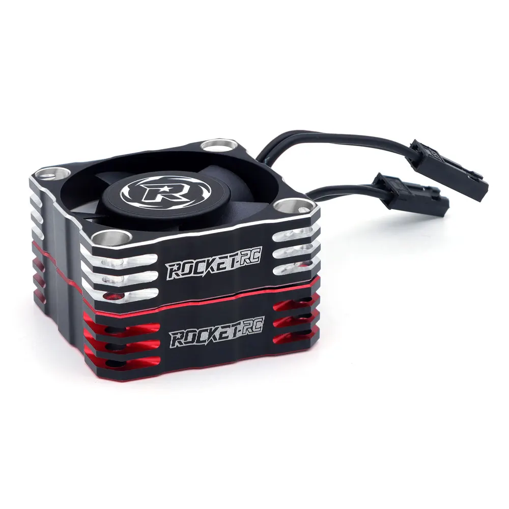 SURPASS Rocket-Rc Metal Cooling Fan 30mm 35mm 40mm Aluminum Cool Fan Heat Sink Fan Cover for RC Car 540/550 Brushless Motor