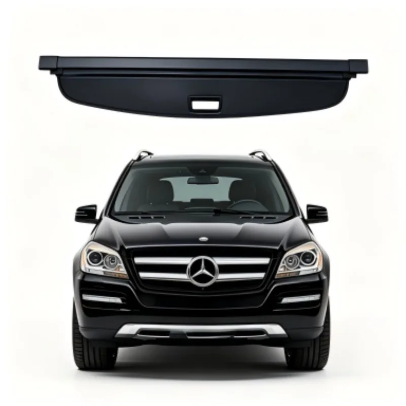 

Cargo Cover Trunk Privacy Shade Rear Security Partition Anti-Theft Shield Organizer for Mercedes-Benz GL-Class X164 2006-2012