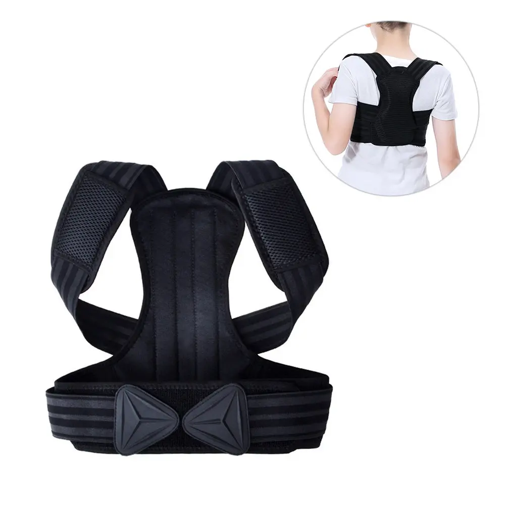 

Корректор осанки (1 шт.), поддерживающий пояс для плеч, для взрослых и подростков, дышащий, влагопоглощающий, для коррекции осанки спины