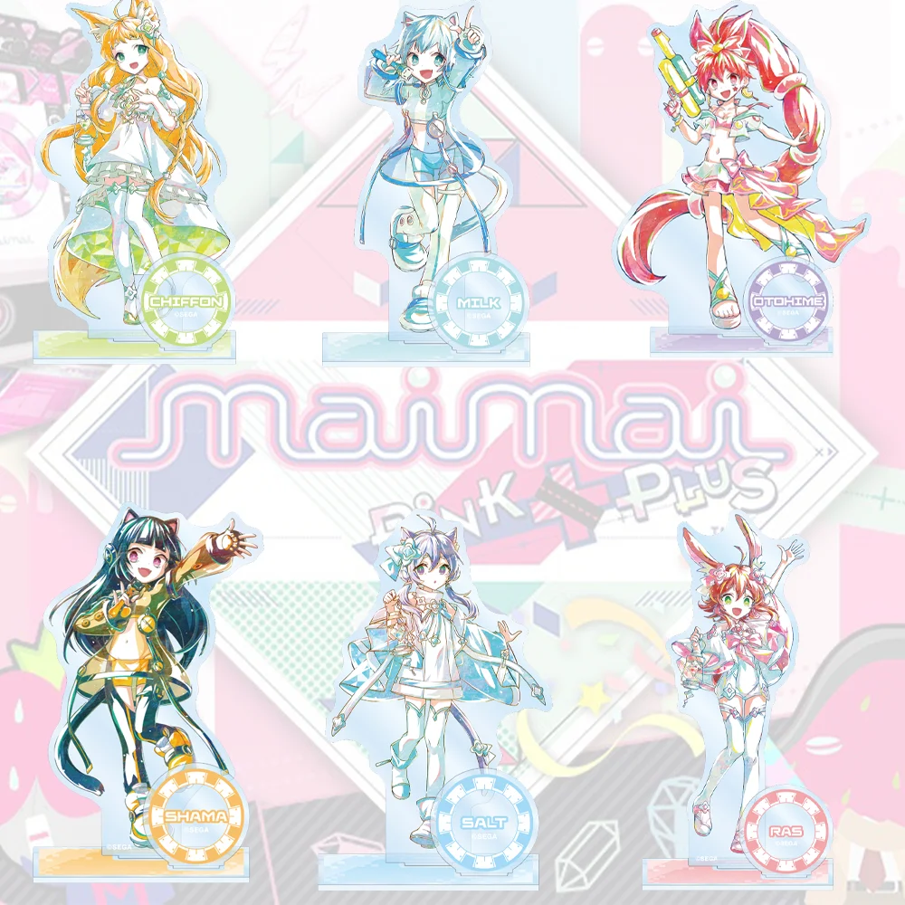 Caliente Anime maimai acrílico soporte modelo figura Sakura Haruka Suo Hayato Umemiya Hajime llavero Cosplay placa Fans regalos