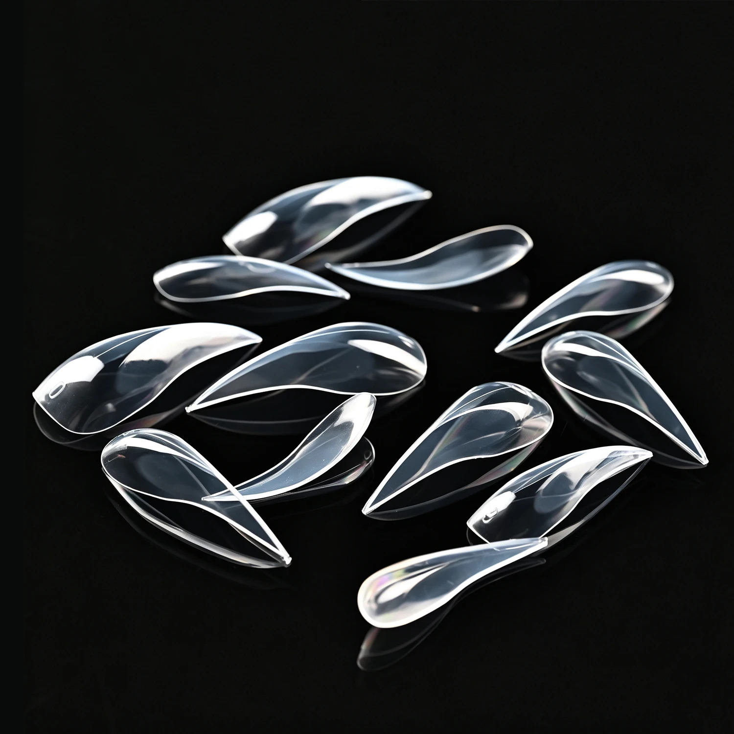 120 Stück/Box 3D Gebogene Stiletto-Krallen-Nagelformen, Adlerkrallen-Falnagelformen, Vollabdeckung Acryl-Nagelverlängerungs-Spitzenformen – Detail 4