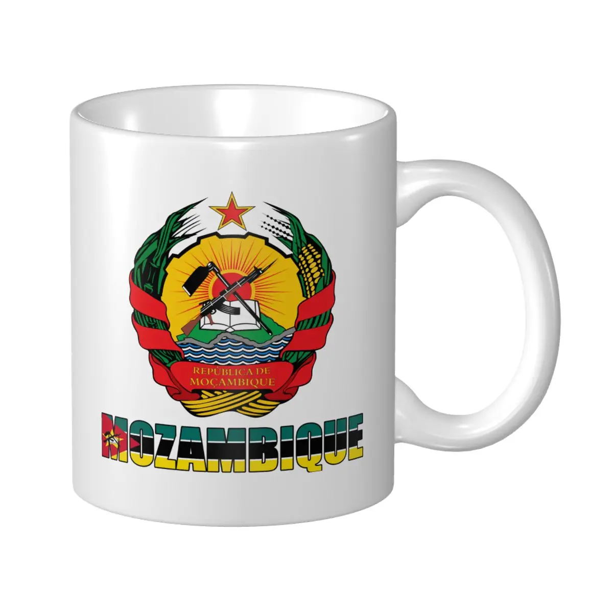 

Кружка для кофе с эмблемой Мозамбика