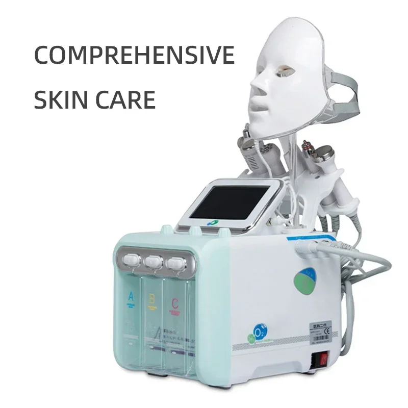 New Arrival! 7 In 1H2O2 Water Oxygen Jet Peel Hydro Beauty Skin Cleansing Hydro facial Machine Facial Machine Water Aqua Peeling