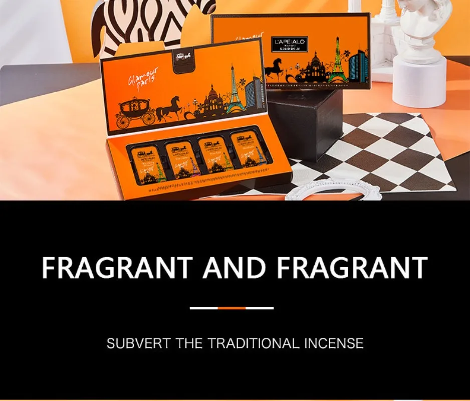 4 шт./кор., твердые духи с кареткой, ароматы для женщин и мужчин, твердый бальзам, свежий, мягкий, стойкий, водостойкий, аромат, дезодоранты, духи для тела