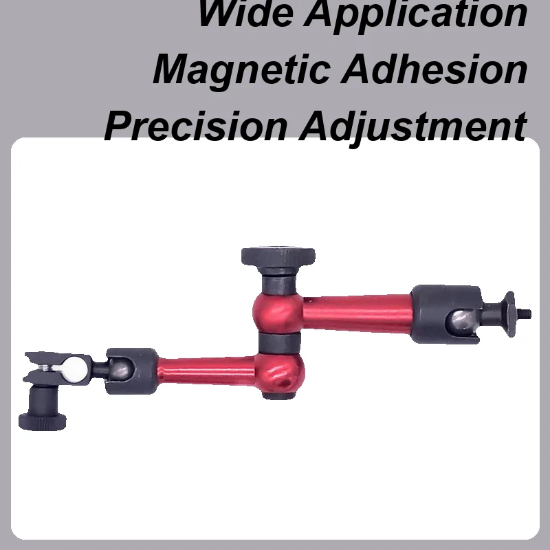 

Magnetic Indicator Base Micrometer Magnetic Base Quick Release Adjustable Arm Stand For Precision Assembly Machining Measurement