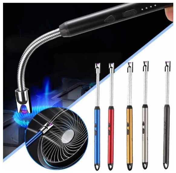 USB Rechargeable Electronic Lighter Barbecue Stove Lighter-Neverdie Store Electric Lighter Encendedor Recargable Usb