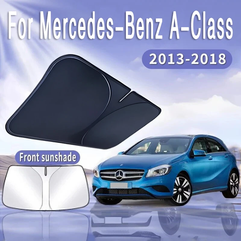 

Car Sun Visor For Mercedes-Benz A-Class W176 2013~2018 Front Windshield Sunshade Heat Insulation Summer Cooling Auto Accessories