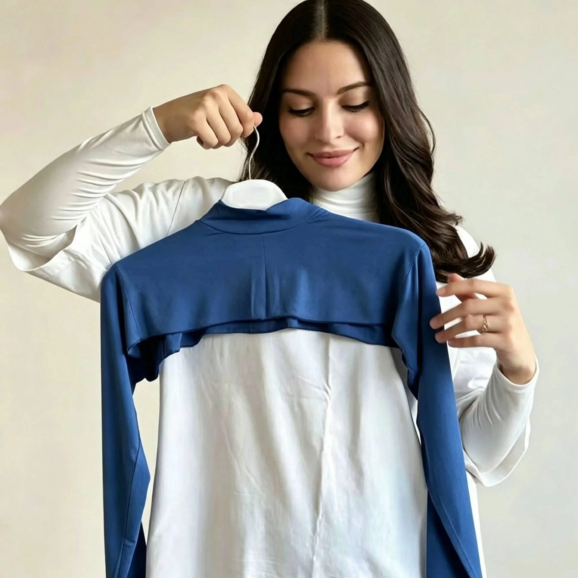 Muslim Women Long Sleeve Sun Protection Shrug Solid Color Crop Arm Cover Shawl Elegant Modest Hijab Outfit Layering Sleeve