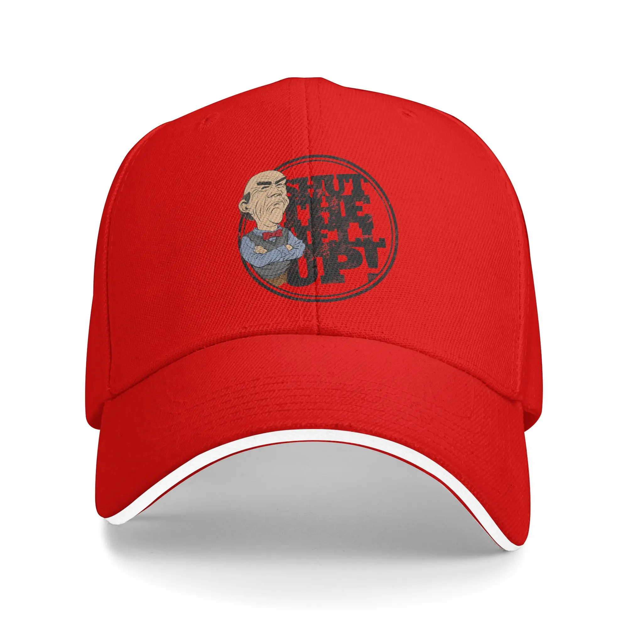 Jeff Dunham Shut The Hell Up Walter Baseball Cap Summer Trucker Hat High Quality Kpop Snapback Cap Female Male Baseball Caps