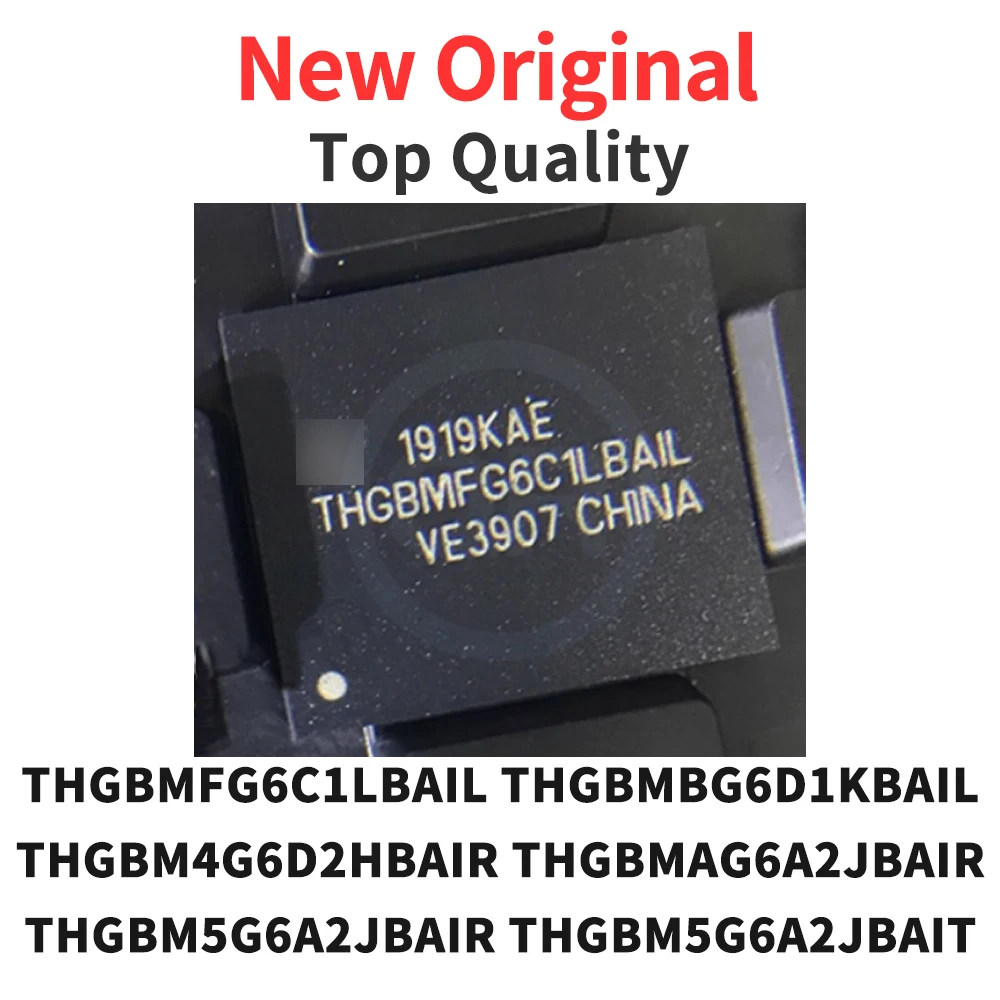 (1 قطعة) THGBMFG6C1LBAIL THGBMBG6D1KBAIL THGBM4G6D2HBAIR THGBMAG6A2JBAIR THGBM5G6A2JBAIR THGBM5G6A2JBAIT بغا جديد وأصلي #1