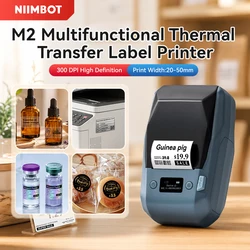 Niimbot M2 Thermal Transfer Label Printer 300 DPI High Definition Wireless 20-50 MM Print Width Label Maker Support Phone/PC