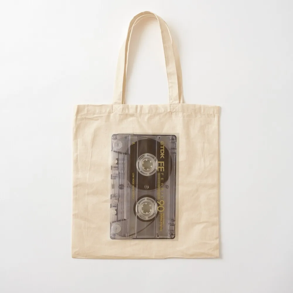 

Cassette tape retro - remember those 70s and 80s mixtapes Cass1 Tote Bag Lady bag Women's shopping bag Canvas Tote