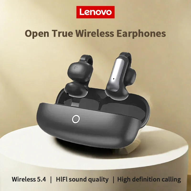 Lenovo EA400 Ear Clip Wireless Earphones Bluetooth 5.4 Headphones Noise Reduction Gaming HlFl Sound Quality for Xiaomi Phone