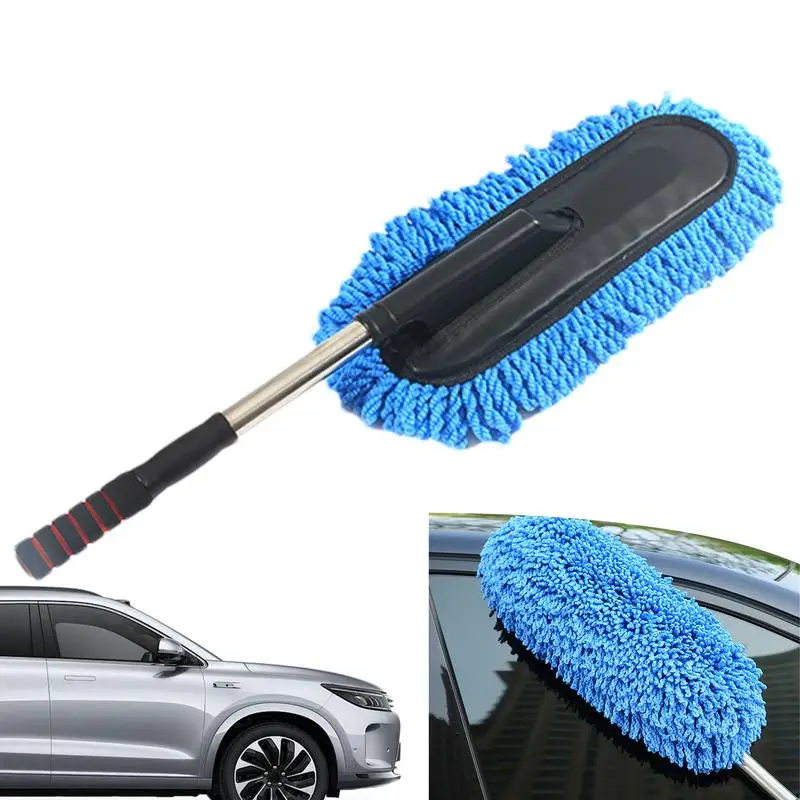 

Car Cleaning Tools Car Dust Mop Microfiber Washing Brush Dusting Tool Duster Home Clean Dust Removal Auto Detailing Wash Brush