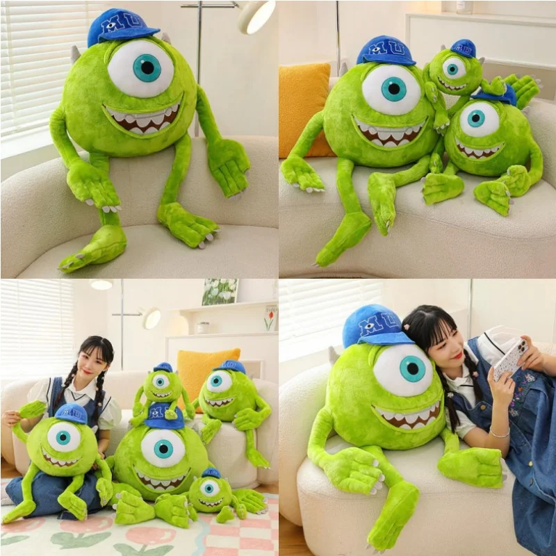 

Kawaii Mike плюшевая игрушка-монстр с большим глазом и шляпой, мягкая кукла для детей, подарок на день рождения, милая мягкая игрушка-подушка для мальчиков и девочек