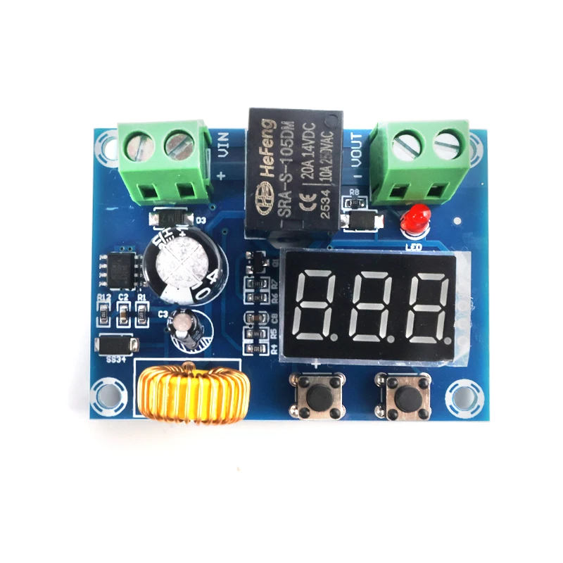 XH-M609 Battery Undervoltage Protection Module DC 12-36V Low Voltage Cutoff Board for Li-ion LiFePO4 Solar System Arduino ESP32