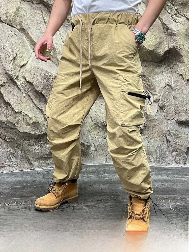 

Ультралегкие дышащие водонепроницаемые прямые брюки десантника Qui Dry High Street Faion, весенне-летние повседневные брюки