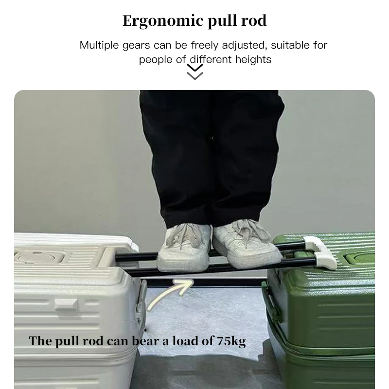 مجموعة أمتعة بعجلات صلبة قابلة للتوسيع مع فتحة جانبية - حقائب حمل ومربعات، مضادة للصدمات وقفل بكلمة مرور