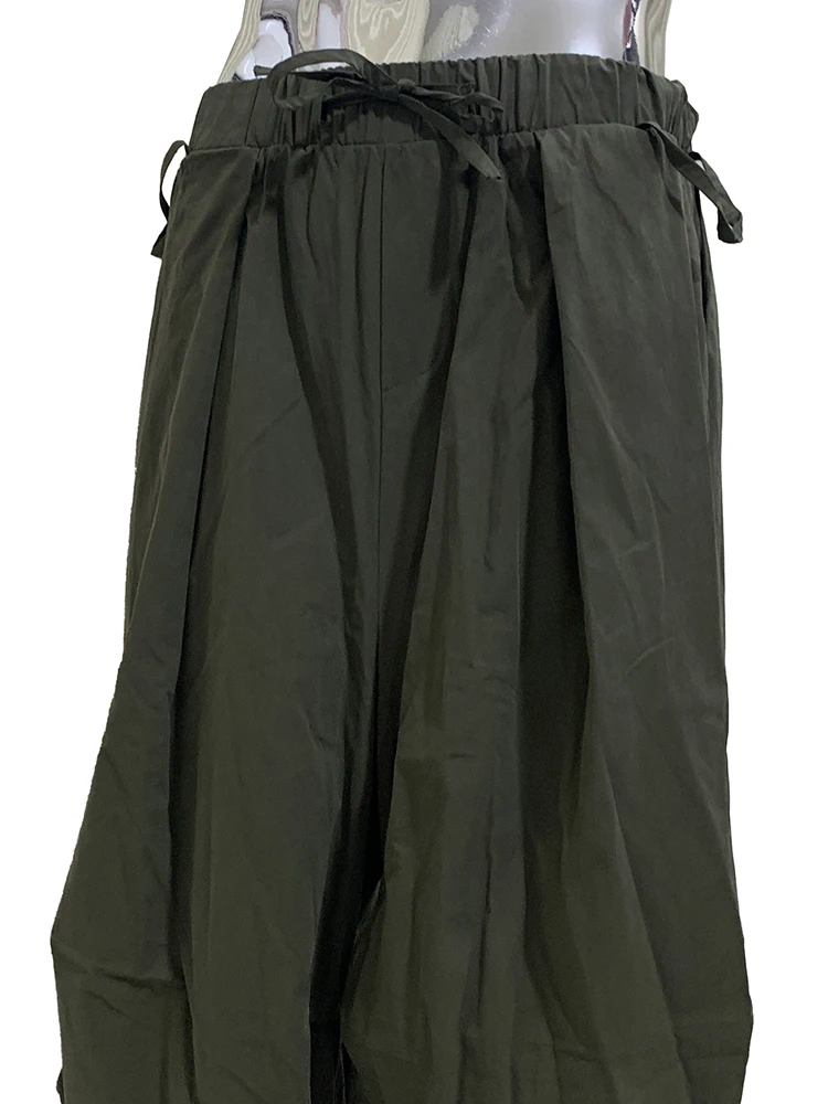 

Lautaro Spring Autumn Long Oversized Baggy Wide Leg Pants Men Elastic Waist Drawstring Loose Casual Korean Fashion Clothes 2025