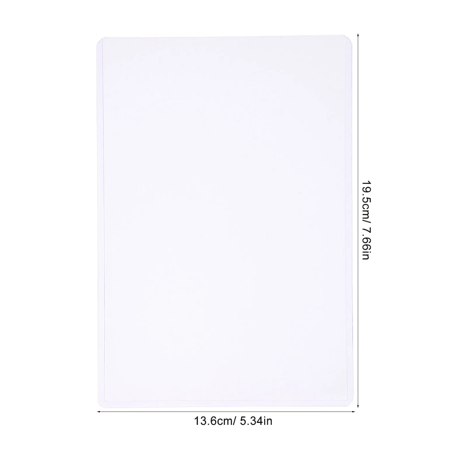 30 buste per carte in plastica rigida trasparente, protezioni trasparenti per carte fotografiche B6, portadocumenti, protezioni per maniche per uso di archiviazione