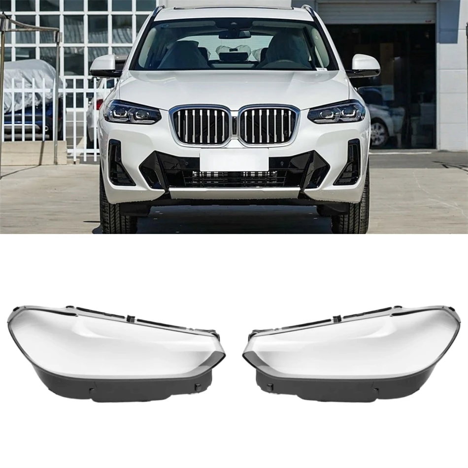

Для BMW X3 G01 G08 2021 2022 2023, аксессуары, крышки автомобильных фар, стекло, передняя фара автомобиля, крышка объектива, корпус
