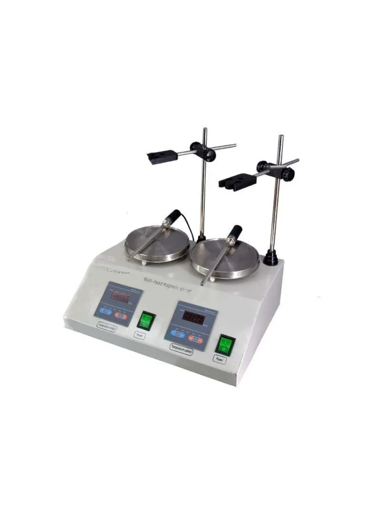 

2 Units Heads Multi-unit Digital Thermostatic Magnetic Stirrer Hotplate mixer High quality tr