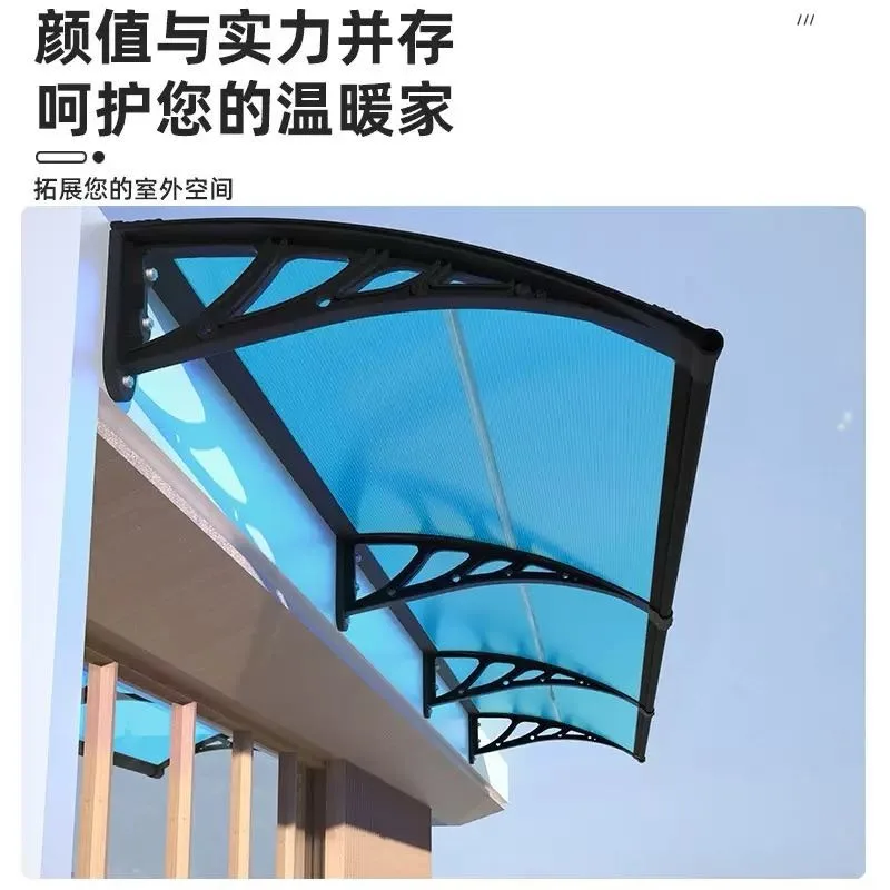 60x100cm awning for windows, doors, eaves, balconies, household rainproof and sunshade cover, rain shield, rain cover bracket