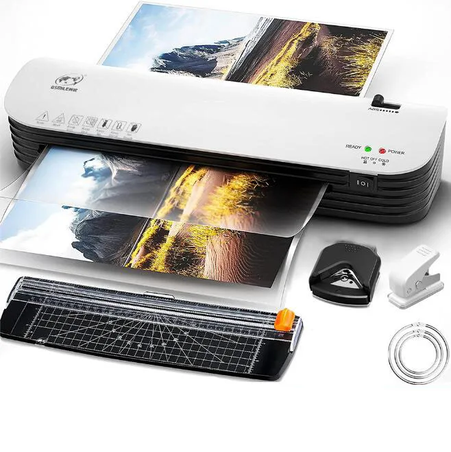 SL299 A4 Overmoulding  Plastic Sealing Machine Laminating Machine for Photo Documents Laminator