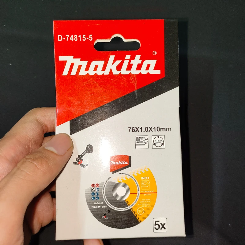 Imagem -05 - Makita-inox Cortar Rodas para Metal de D748155 76 mm Fits Dmc300 Pack Aço Inoxidável