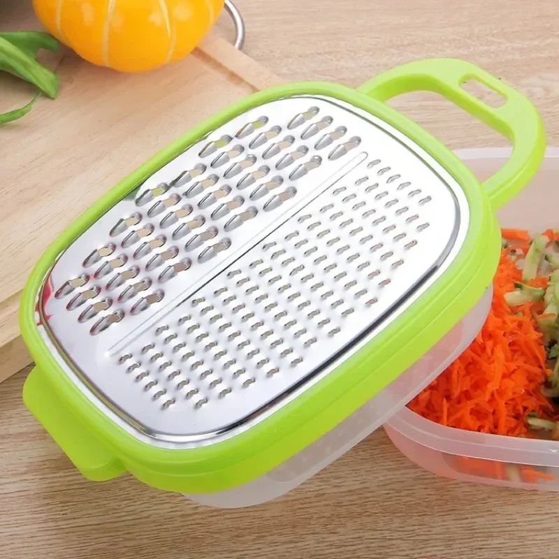 3-in-1 Plastic Manual Vegetable Chopper Slicer Cheese Carrot Shredder Potato Grater French Fry Cutter Kitchen Fruit Accessories