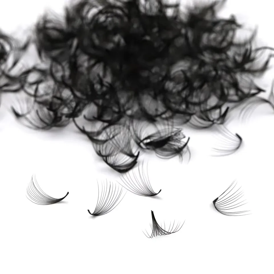 Pré-fabricado leque solto mistura de cílios 3d 6d 8d 10d 16d pontiagudo base fina artesanal solto volume promade ventilador extensão de cílios lash cilio