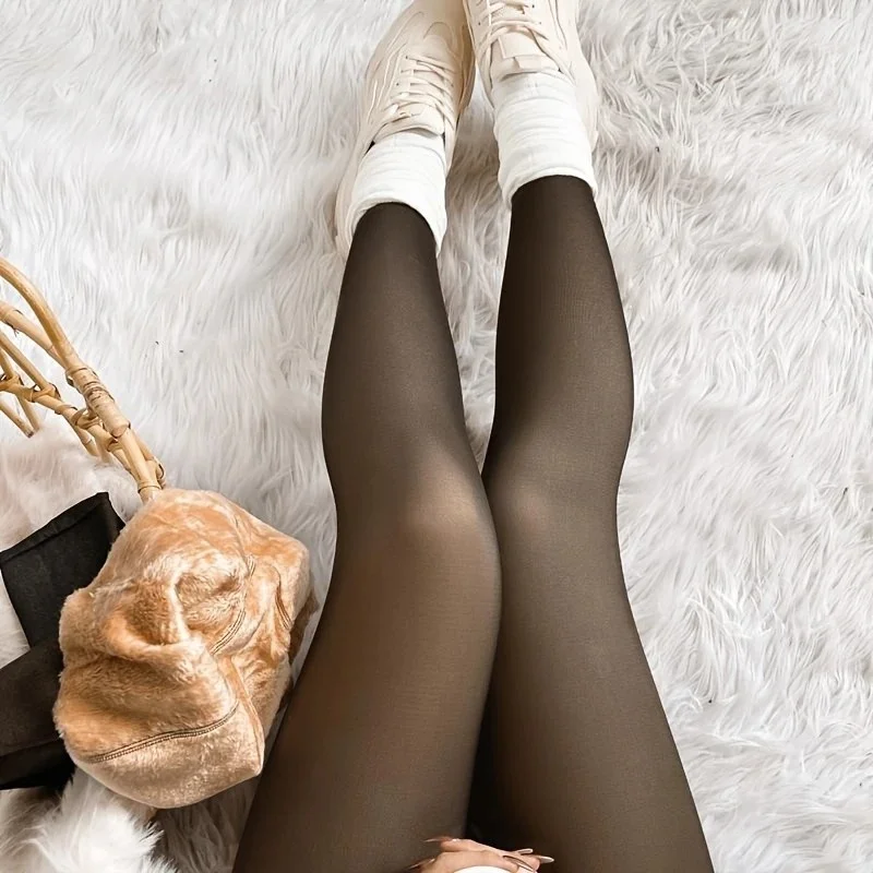 2026 Plus Size Warm Winter Tights  Sexy Pantyhose Women Fake Stockings Skin Effect Thick Translucent Leggings for All Seasons