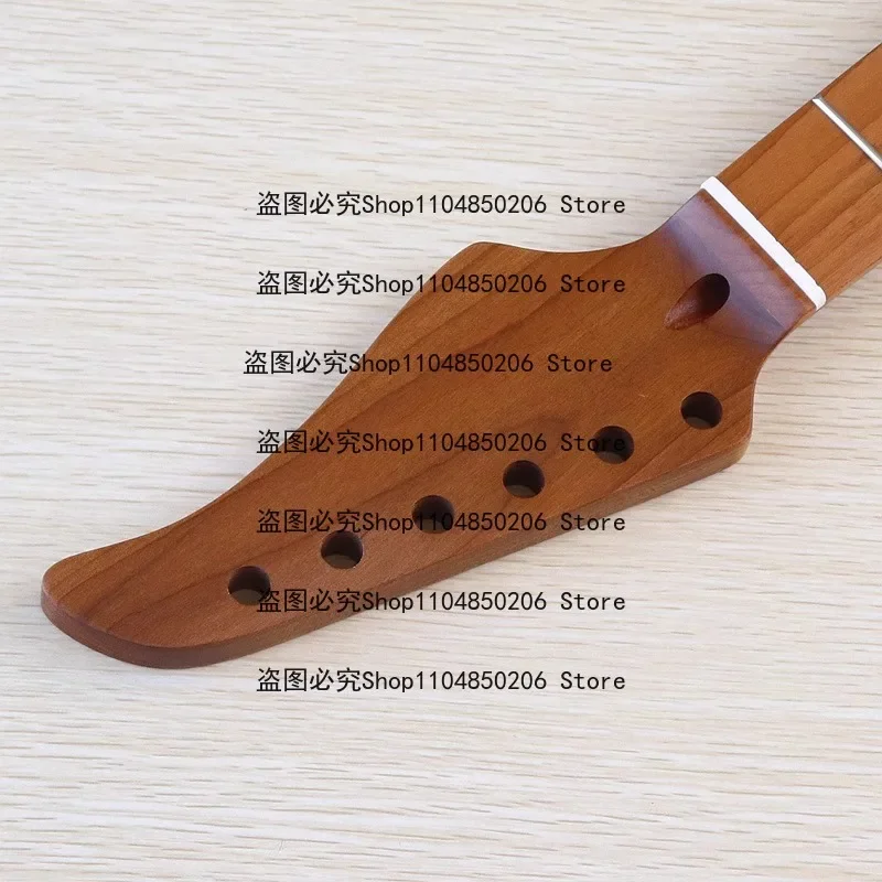 Adecuado para 22 trastes SR Shure mango guitarra eléctrica cuello más arce asado guitarra cuello ternera hueso almohada guitarra instrumento