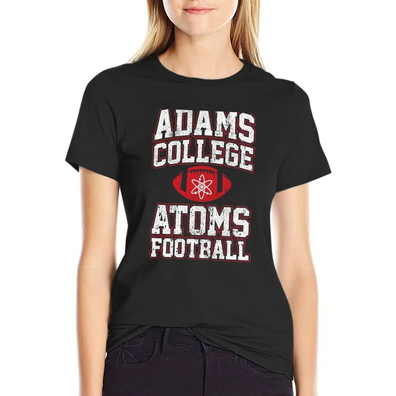 

Adam's College Atoms Football T-Shirt plus size tops new edition anime Womens graphic t shirts