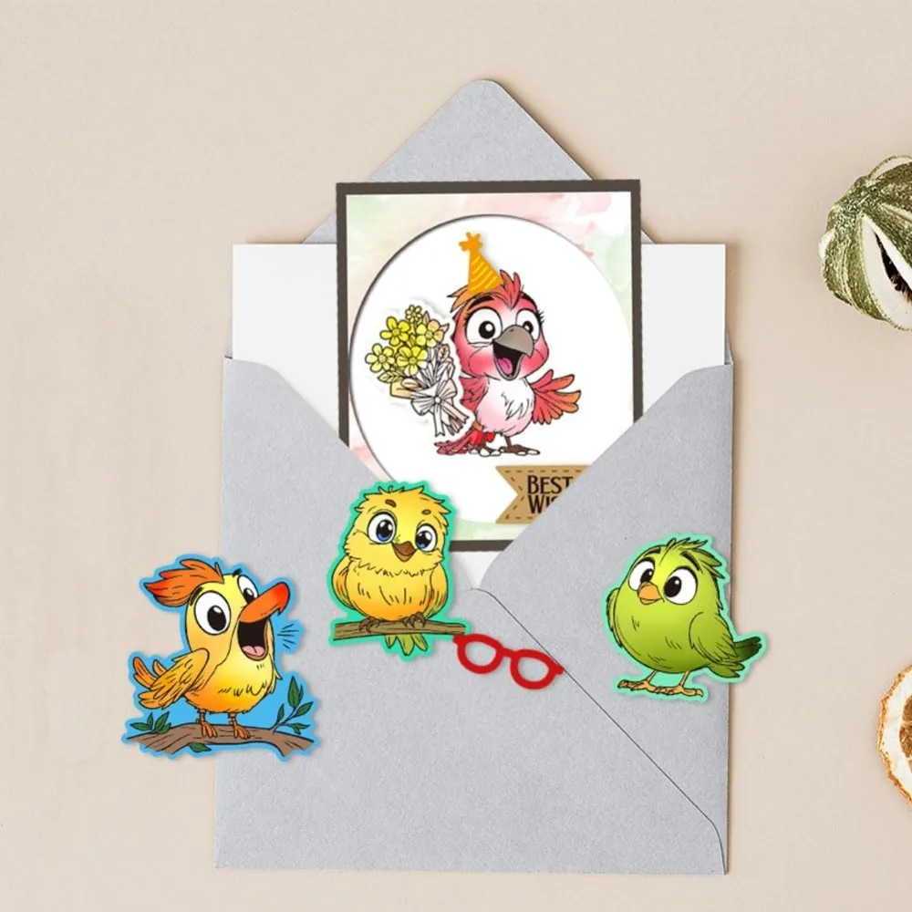 Funny Bird Clear Stamps for Sc - Artwork Craft review and price