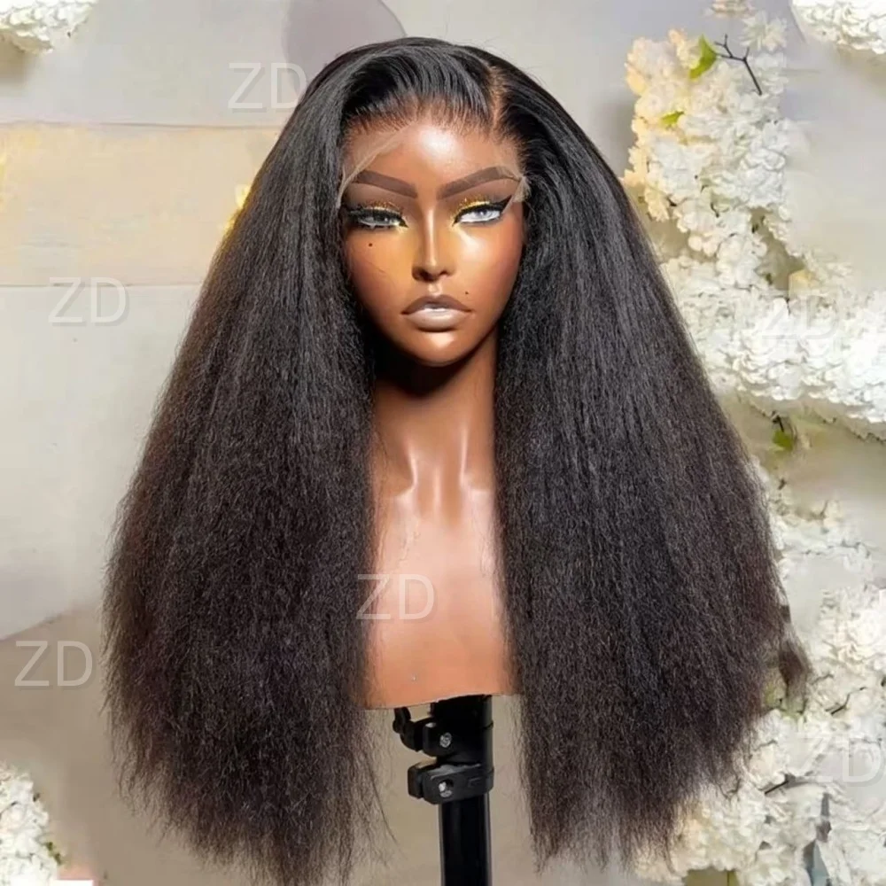 Yaki Straight Black Soft Pre-plucked 26