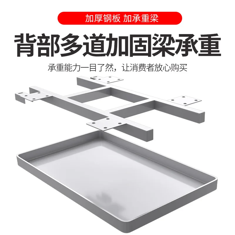 Heavy duty flat truck hand-pulled cart trolley pull trailer folding portable non-slip steel plate truck four-wheel truck