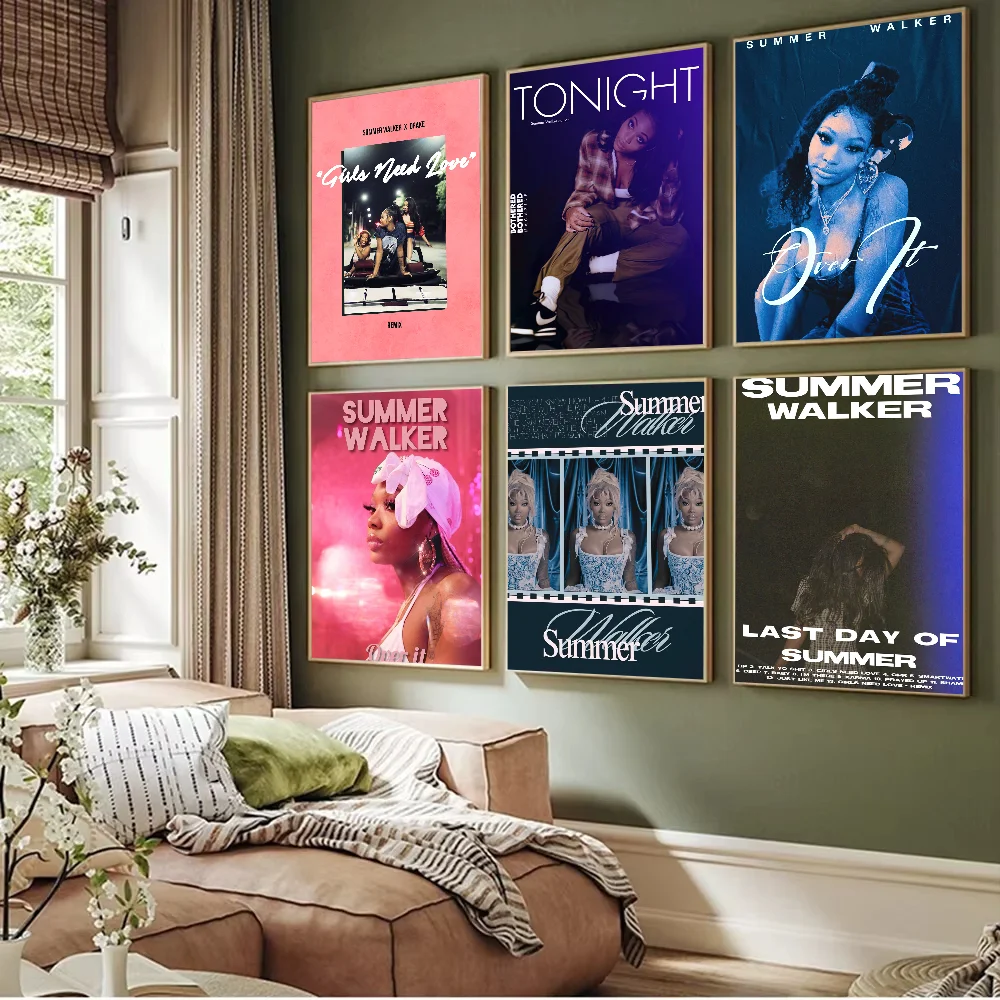 American singer S-Summer WalkerS Poster Prints Artwork festival Bedroom Club living room Home Deco