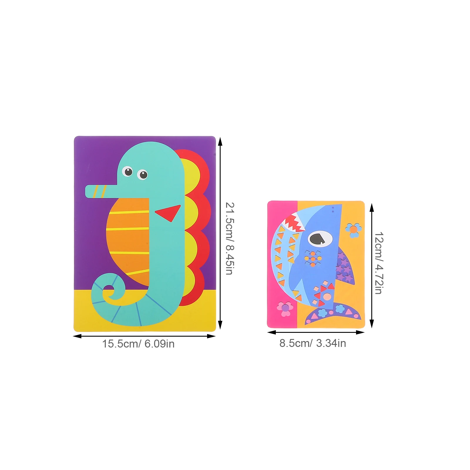 DIY EVA-knutselstickers Dierenpuzzelspel Leren speelgoed voor peuters Educatieve kunstset Voorschoolse activiteit Reizen Leuke knutselset