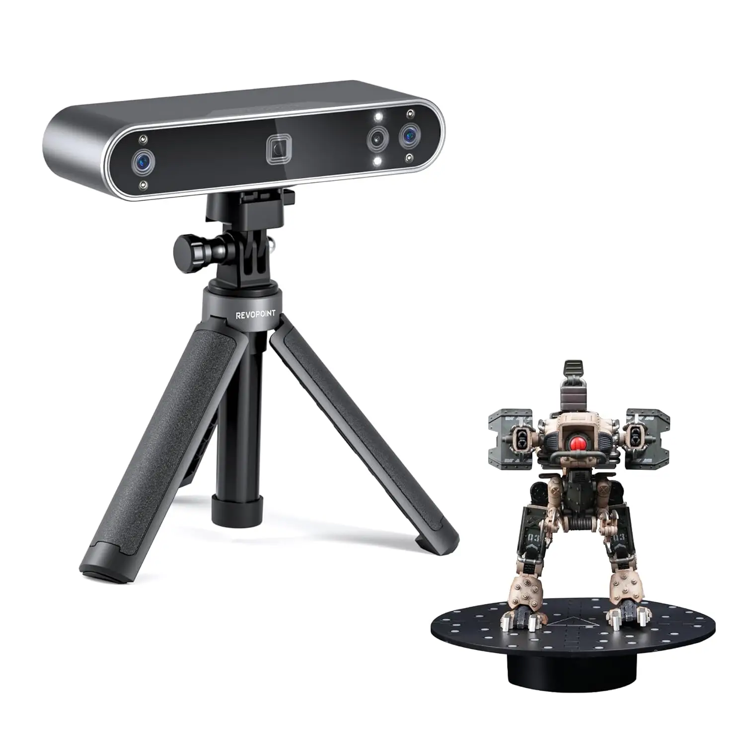 

Revopoint POP3 PLUS High-precision 0.04mm 18FPS Speed Handheld 3D Scanner for 3D Printer