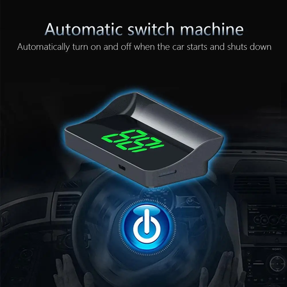 M2 Head Up Display GPS HUD Digital Speedometer Plug And Play Universal Cars Big Font KMH Windshield Projector Auto Accessories image 4