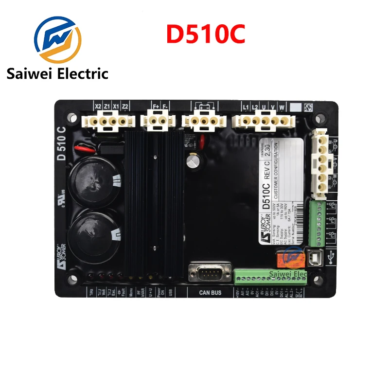 Original AVR D510C generator Leroy Somer automatic voltage regulator with software Comes with USB 2.0 accessories