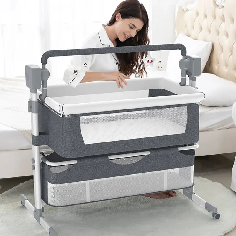 

Baby Sleeping Bed, Electric Cradle, Rocking Bed, Newborn Co-sleeper, Bedside Bed, Sleeping Bassinet